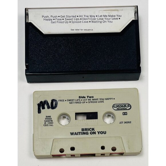 Waiting On You by Brick (1980, Cassette, CBS) Funk Soul JZT 36262 Tested WORKS - Picture 2 of 3